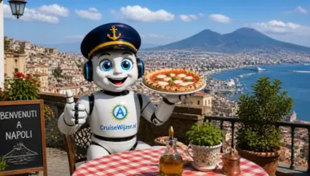 RUTGER EET EEN LEKKERE PIZZA IN NAPELS